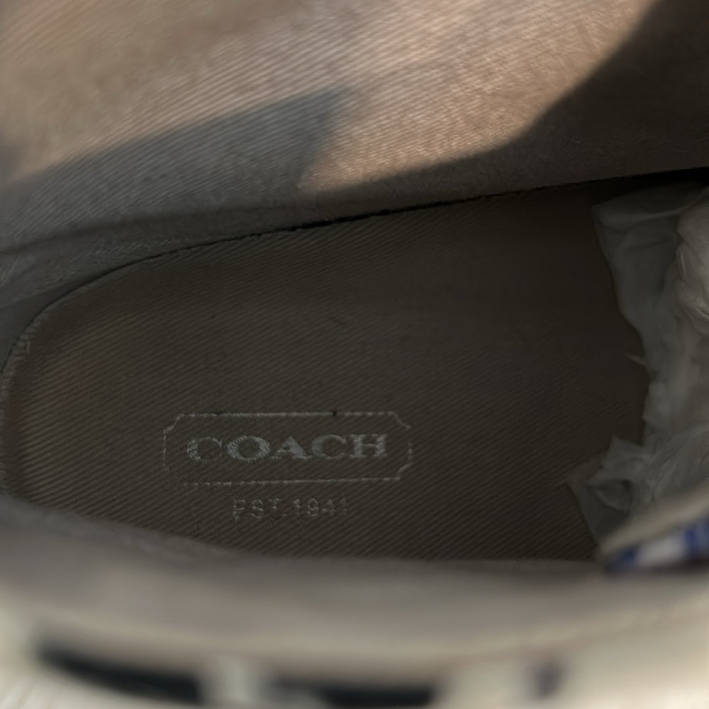 COACH Logo Sneakers Fit 5.5 to 6 - Picture 11 of 14
